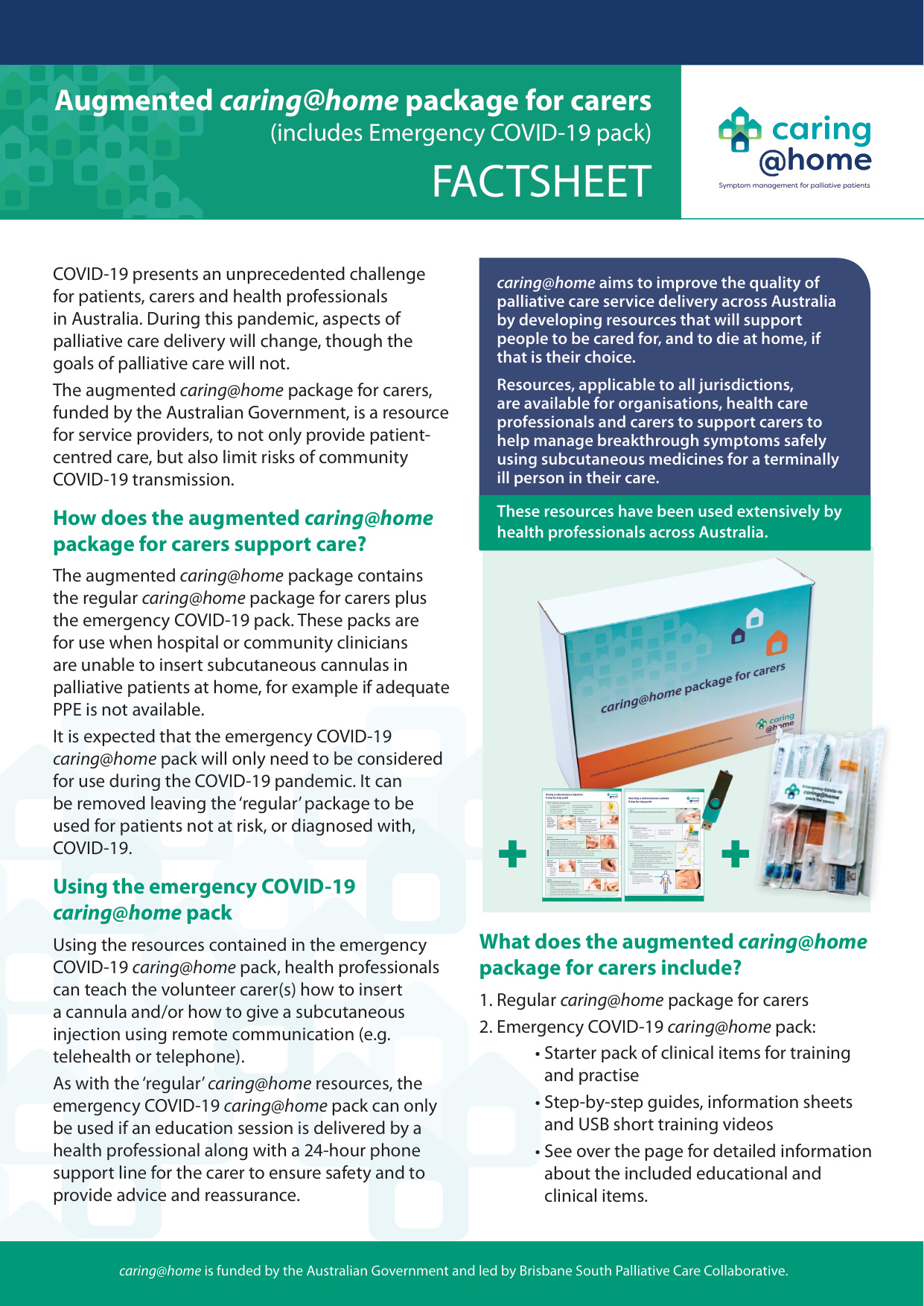 Thumbnail of Augmented caring@home package for carers