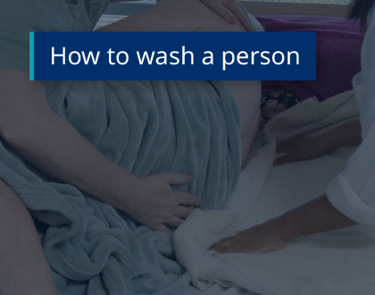 Thumbnail of How to wash a person