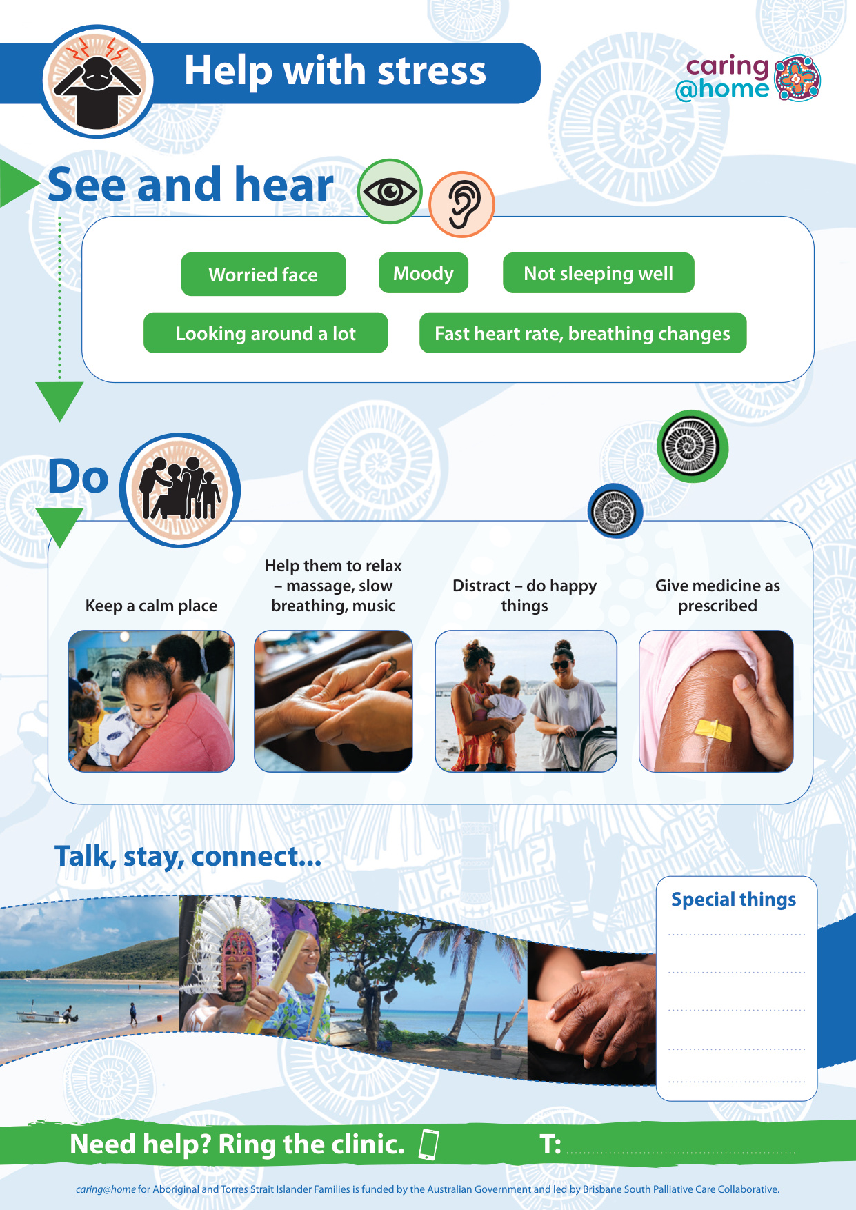 Thumbnail of Tip Sheet - Help with stress   (for Torres Strait Islander families)