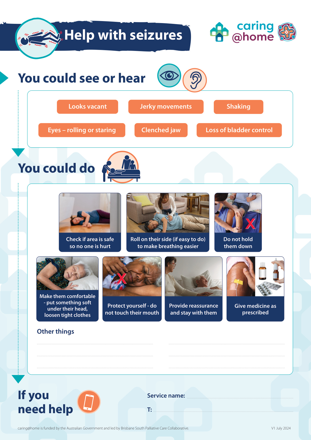 Thumbnail of Tip sheet: Help with seizures tipsheet