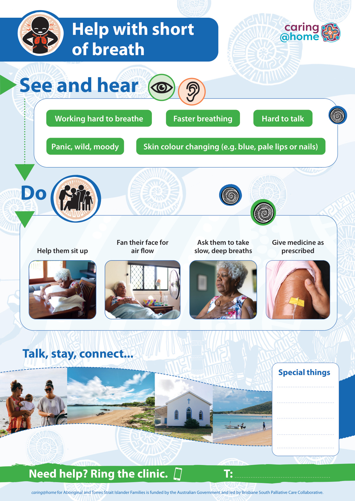 Thumbnail of Tip Sheet - Help with short of breath  (for Torres Strait Islander families)