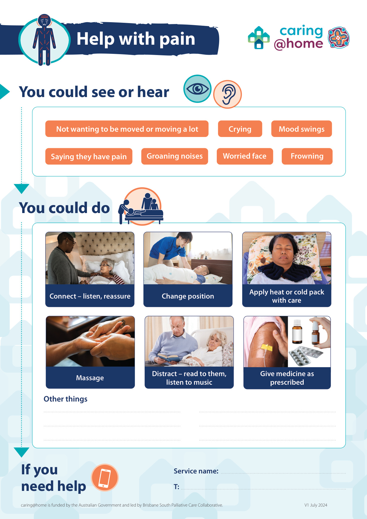 Thumbnail of Tip sheet: Help with pain tipsheet